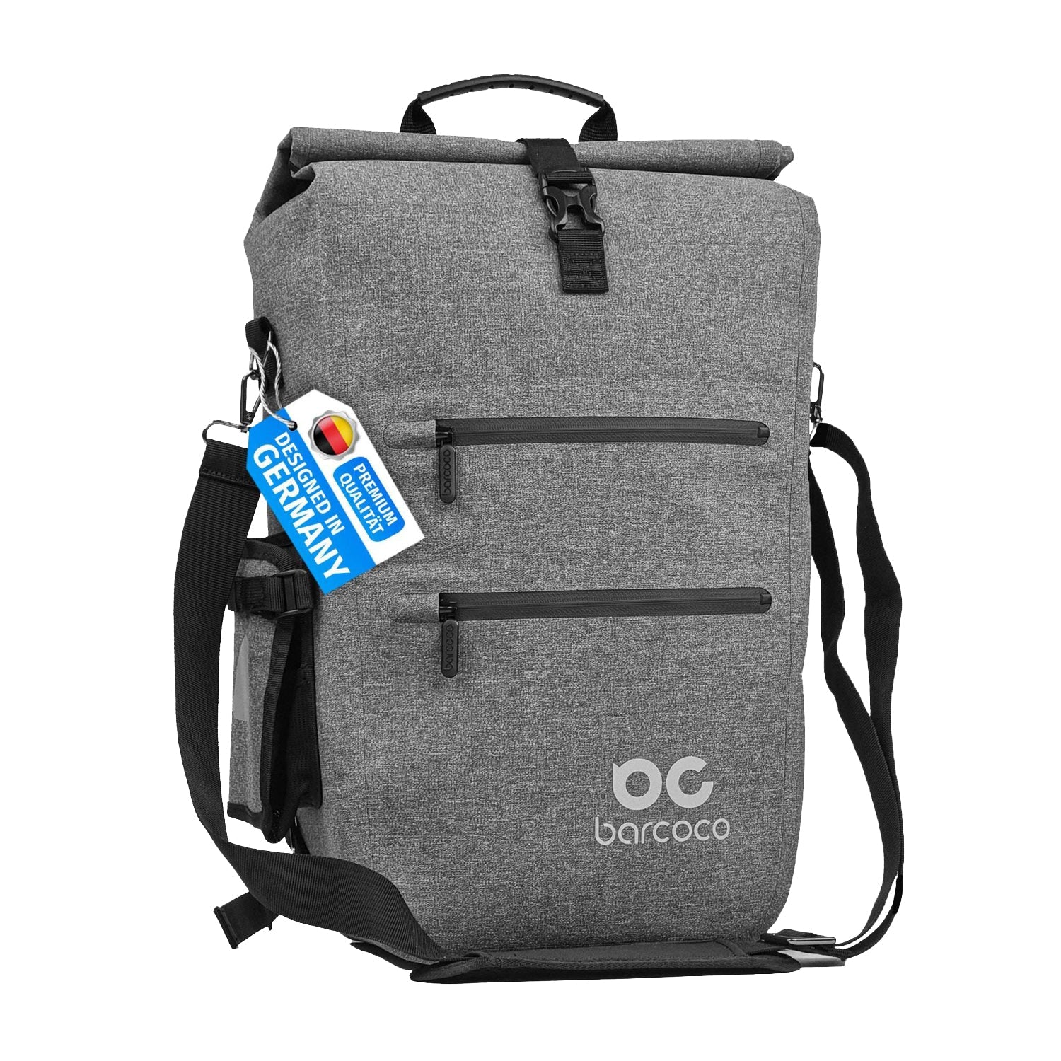 gepäckträgertasche wasserdicht grau