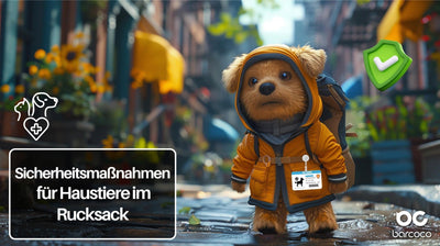 Sicherheitsmaßnahmen für Haustiere im Rucksack