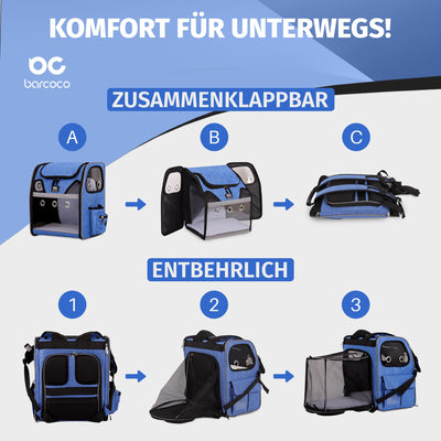 katzenrucksack transport