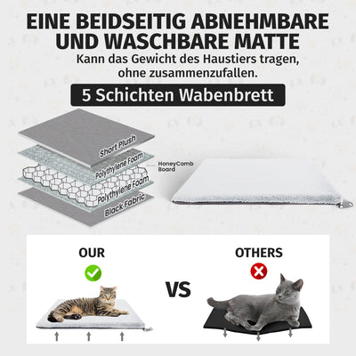 Barcoco Haustier-Rucksack Katzenrucksack Hunderucksack in grau