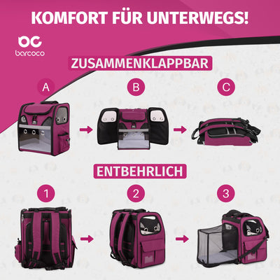 katzenrucksack erweiterbar xl